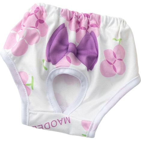 Culottes menstruelles pour chiennes, souples et confortables, avec coussinet lavable, taille XL. (1/4)