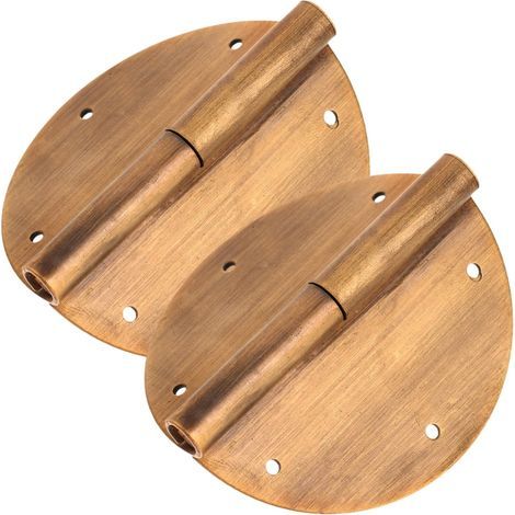 Pieces Vintage Brass Hinges for Round Decorative Design (1/5)