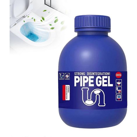 Professioneller, schnell wirkender Abflussreiniger und -entferner, ideal für Küchen- und Badezimmerspülen (1 Stück) (1/5)