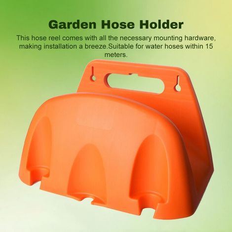 Zoternen Support pour tuyau d'arrosage, support mural robuste, organisateur d'outils d'irrigation robuste pour (1/4)