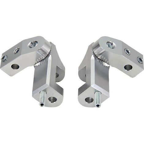 Soporte para el pie del pasajero del pedal de la motocicleta BMW R1200RT K1300R Kawasaki ER6F 2014-2021 (1/5)