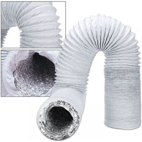 10cm 6M Flexible Echappement Vent Tuyau Pour Climatiseur Climatisation (1/3)