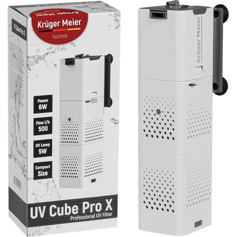 Filtro UV interno para esterilizador de agua de acuario, eficaz y silencioso. (1/5)