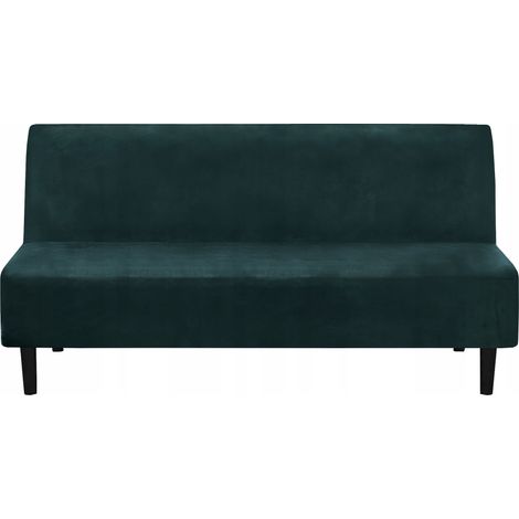Bezug für Sofa, Couch, elastischer Samt, TESS, grün