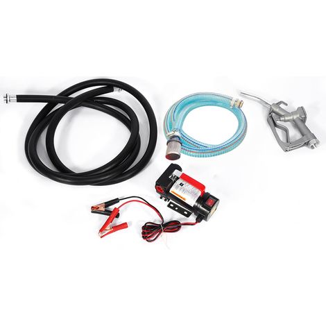 Eosnow Nuova pompa di trasferimento olio automatica per estrattore di fluido diesel elettrico 12V con ugello di carburante