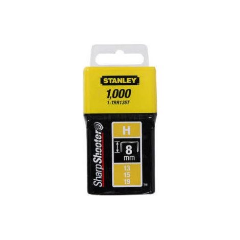 Grapas STANLEY 6 mm - Tipo H - Caja de 1000 unidades - 1-TRR134T (1/2)