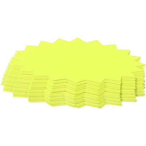 aus Papier Gelbe Unregelmäßig Geformte 50 Stück zum Klemmen