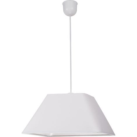 Suspension Candellux Robin Ø35 blanche tissu 1xE27
