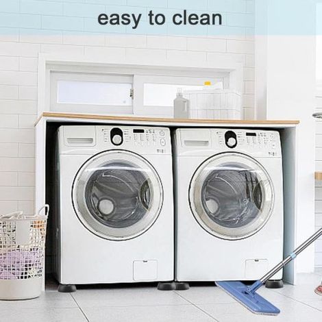 4 pcs Amortisseurs lave linge,Patin Anti Vibration Lave Linge,Pied Anti Vibration Machine a Laver pour Machines à Laver Séchoirs (1/4)