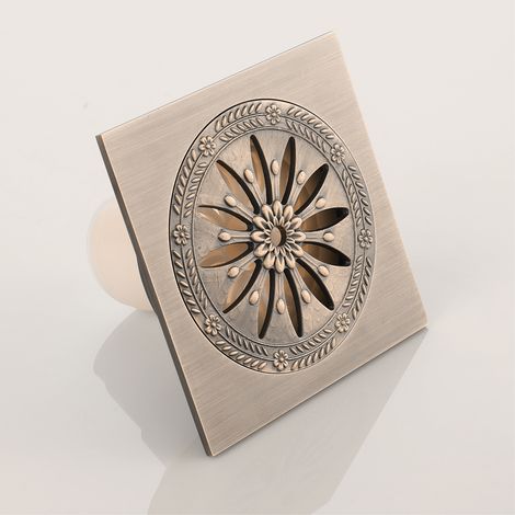 Drain Douche Laiton 10x10cm Anti Odeur (1/5)