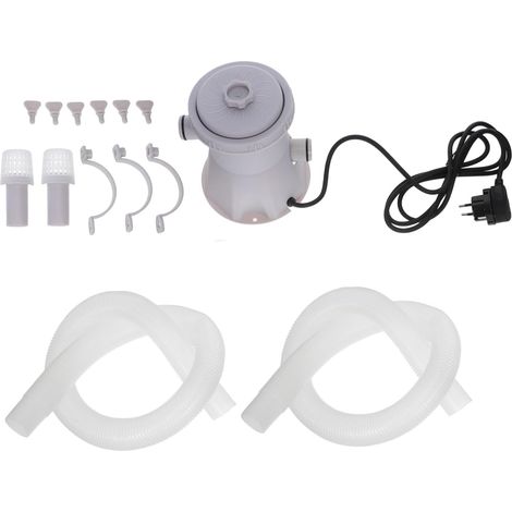 Pompe Électrique Piscine Filtration pour Nettoyage et Circulation Système Étanche Facile à Entretenir Compatible Extérieur pour Dété (1/5)