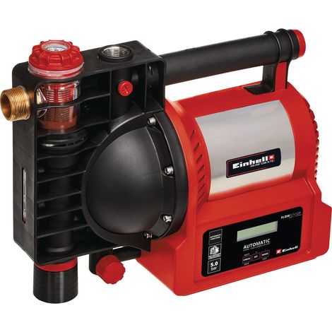 Einhell Pompe d'arrosage automatique GE-AW 1246 N FS (1 200 W, indicateurs de niveau d’eau/d’encrassement/d’aspiration, protection contre la marche à vide, pré-filtre avec clapet anti-retour) (1/5)