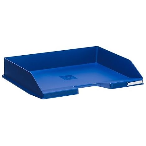 Corbeille à courrier à l'italienne Exacompta bleu