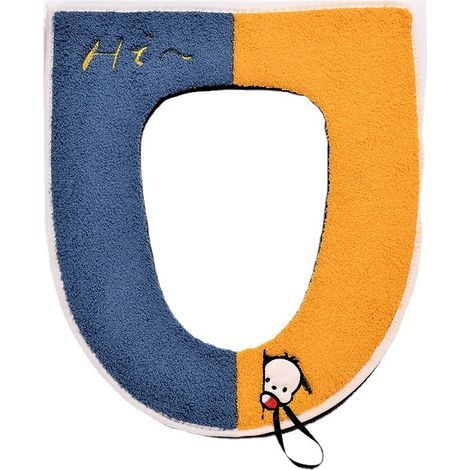WC-Sitzbezug aus weichem Stoff, Badezimmeraccessoires (1/5)