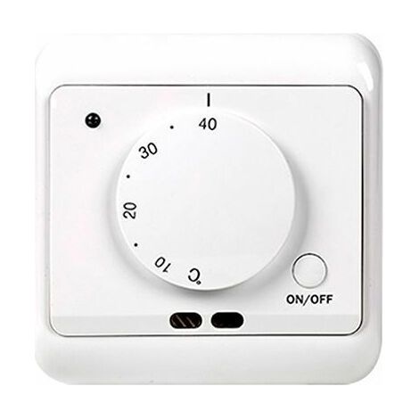 Termostato per riscaldamento a pavimento, AC 230V 50/60HZ 16A Regolatore di temperatura per riscaldamento a pavimento con termostato sensore, interruttore di controllo riscaldamento e raffreddamento