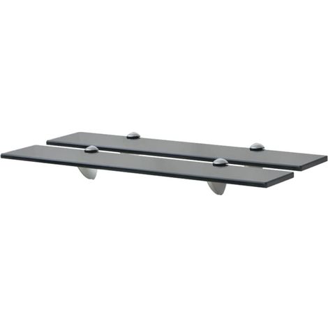 vidaXL Floating Shelves 2 pcs Glass 60x20 cm 8 mm (243789x2) (1/5)