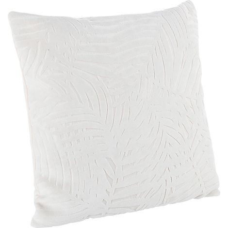 Sofakissen "Anitha" 45x45cm mit Samteffekt -Butterfarben