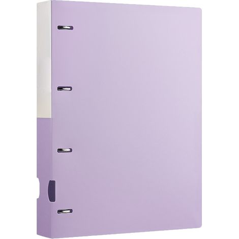 Chemise à feuilles mobiles A4 grande capacité, nouveau modèle, avec pince à 4 trous, idéale pour ranger documents de bureau et documents d'examen. (1/5)