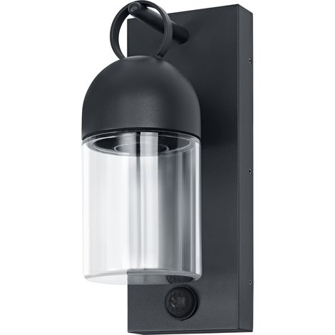 ENDURA® Classic Cowbell IP65 Wall Sensor E27 Dark Grey