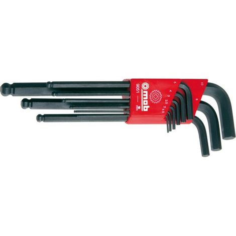 Etui de 9 clés mâles longues spéhriques - Protanium - Finition anti-corrosion breveté - Haute résistance - MOB (1/5)