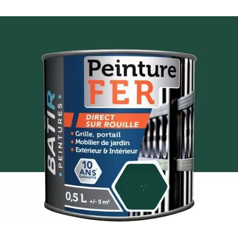 Peinture Fer BÂTIR Vert Irlandais 0,5 L (1/3)