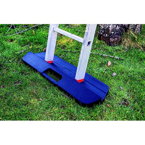 Terrasoft Rutschstopp 750x250x53 mm Recycling-Kautschuk, höchste Standfestig keit für Leitern, witterungsbeständig