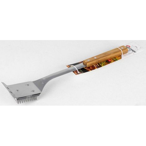 Brosse inox 44 cm manche bambou - Somagic