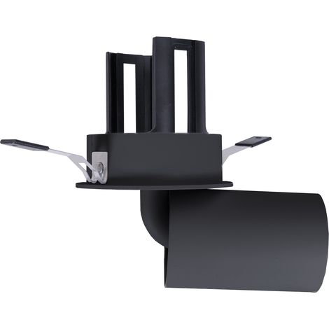 Faretto incasso tondo nero orientabile LED 9W Maxlight (1/5)