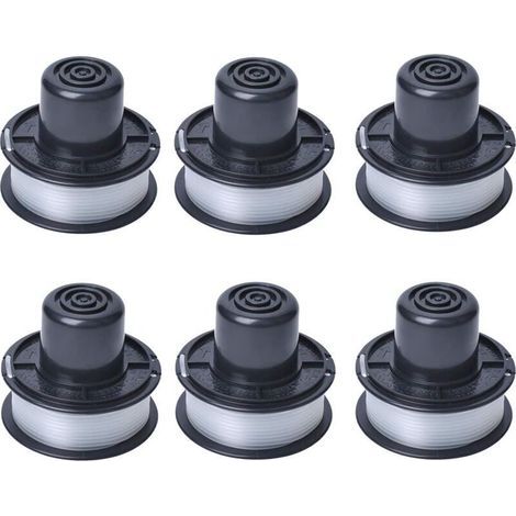 Bobine de fil A6226 - Compatible avec Auftipp Coupe-herbe automatique GL250 / GL310 / GL360 / GL360SB - 6m ligne - 6-pack (1/4)