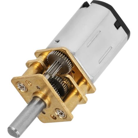 N20 Gleichstrom-Metallgetriebemotor 3V-12V, Drehzahl 50-2000 U/min für Untersetzungsanwendungen