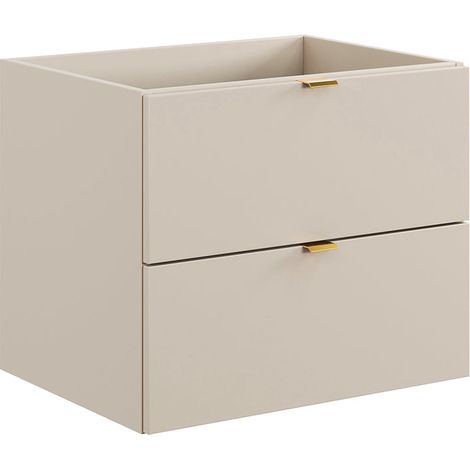 Waschtischunterschrank 60cm Azel mit 2 Schubladen, Kaschmir (1/5)