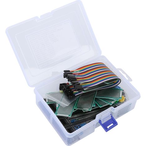 Cartes de prototypage double face complètes et pratiques avec LED 5 couleurs pour projets électroniques DIY