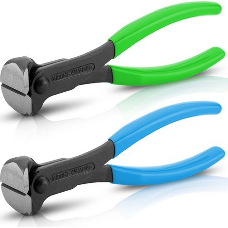 Extracteur d'ongles, pince, outil de dissolvant d'ongles, pince coupante, outils de charpentier, extracteur d'agrafes, outil d'arrache-ongles, pince coupante d'extrémité, couleurs vert clair (1/5)