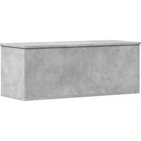 Maison Exclusive - Caja de almacenaje madera ingeniería gris horm