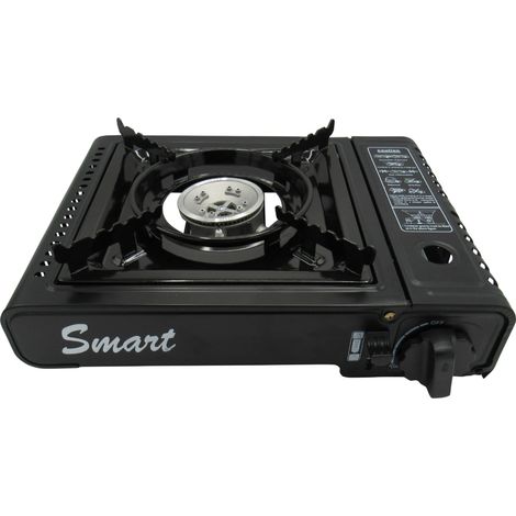 Portable Gas Cooker (Camping Butane Electric Mini Stove Single Burner Black) (1/4)