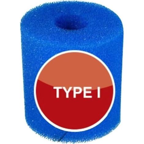 Lots de 6 éponges, piscine intex type I/II/VI/D, somptueuses et utilisables, cartouche et mousse pour nettoyage du bassin et jardin (Type I (8,8 x 7,8 x 2,8 cm)), voir photo (1/4)