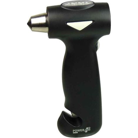 POWERplus Oryx Torcia per auto 3 in 1 Dinamo Martello Coltello (1/5)