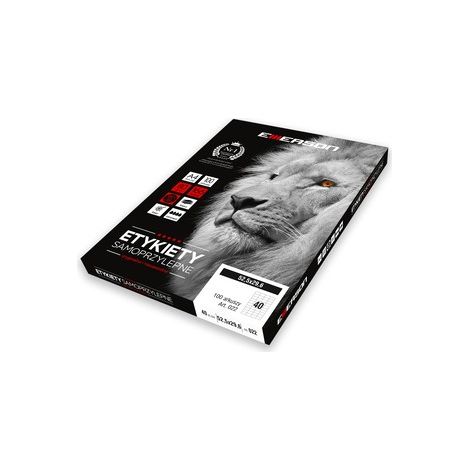 Name Selbstklebende Etiketten A4 - 100 Blatt, Quattro Clean
