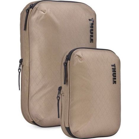 Juego de bolsas de compresión Thule Compression Cube - Beige suave (1/2)