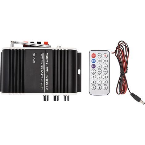 HY-118 2.1CH HIFI FM Radio Super basse amplificateur Audio de voiture SD USB DVD lecteur MP3 (1/5)