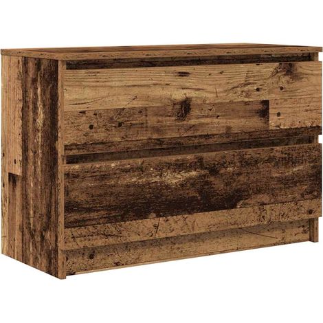 Maison Exclusive - Mobile Porta TV Legno Antico 80x35x54 cm in Legno Multistrato
