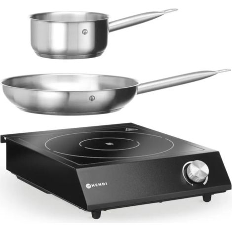 Juego de cocina portátil de inducción, cacerola y sartén de 3500 W (1/5)