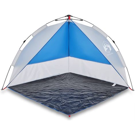 vidaXL Tienda de playa impermeable apertura rápida azul celeste (1/2)