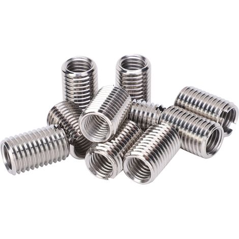 Lot de 10 inserts filetés réducteurs en acier inoxydable 303, écrous de réparation mâle-femelle, visserie de fixation (1/5)