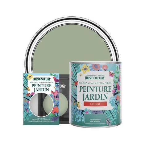 Peinture Jardin, Finition Brillante - Vert Kaki (1/3)