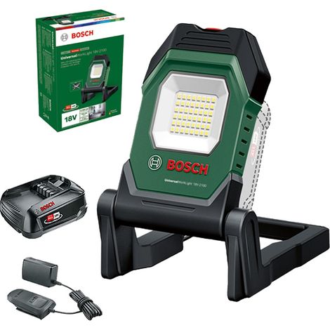 Bosch 06039A1300 Cordless 18v LED Worklight UniversalWorkLight + 1.5AH Battery (1/5)