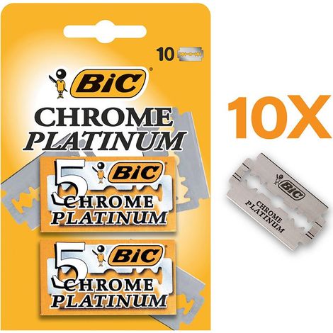 Hojas afeitado chrome platinum blíster 10 uds (1/2)