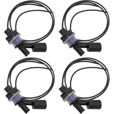 Set di 4 sensori di livello dell'acqua, interruttore a galleggiante per pompa, sensore di livello dell'acqua, interruttore di livello automatico per acquario e piscina
