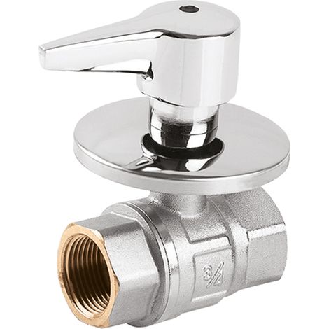 Robinet à boisseau sphérique encastré 20 - Laiton - Joints de haute qualité - Débit d'eau optimal