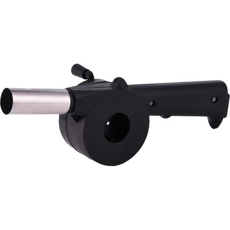 Souffleur Manuel - 1 Unité - Acier Inoxydable - Allumage Feu Barbecue - Camping Extérieur - 26,5cm Noir (1/5)
